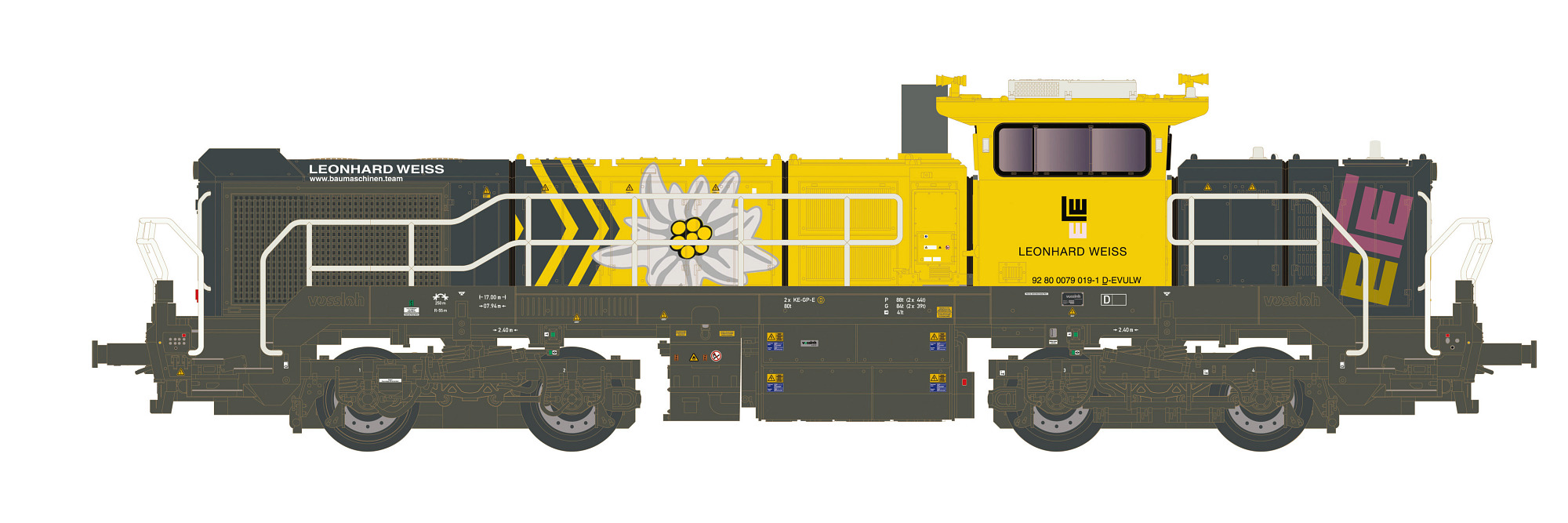 Hobbytrain H32115 - Diesellok Vossloh DE 18 LW, Ep