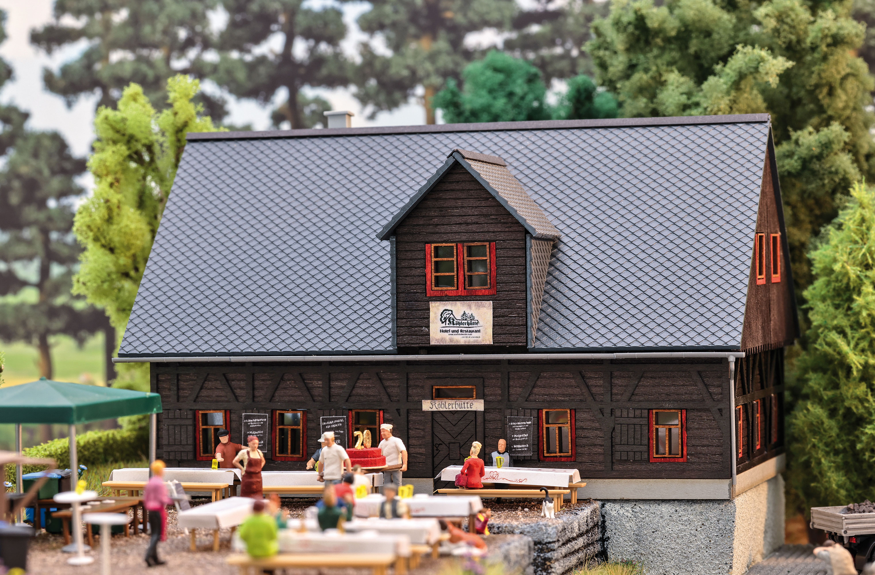 Busch 1964 - Waldgasthaus Köhlerhütte H0