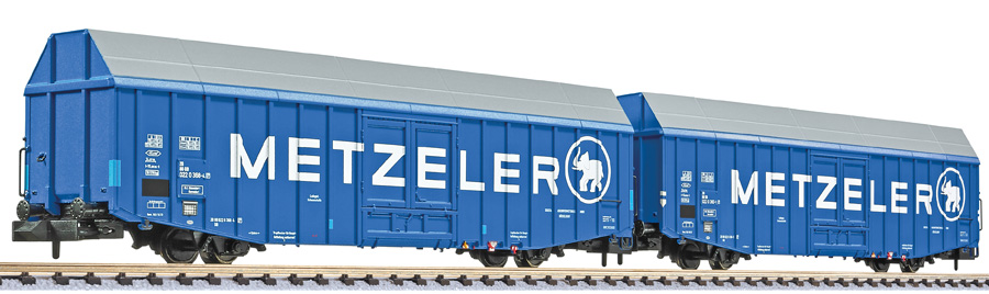 Liliput L260161 - 2-tlg. Set, grooßräumiger Güterw