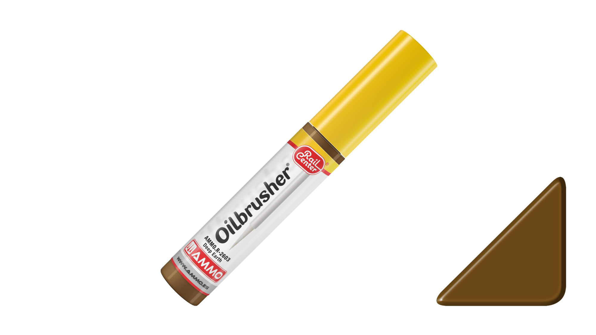 AMMO.R-2603 - Dunkle Erde, Ölpinsel
