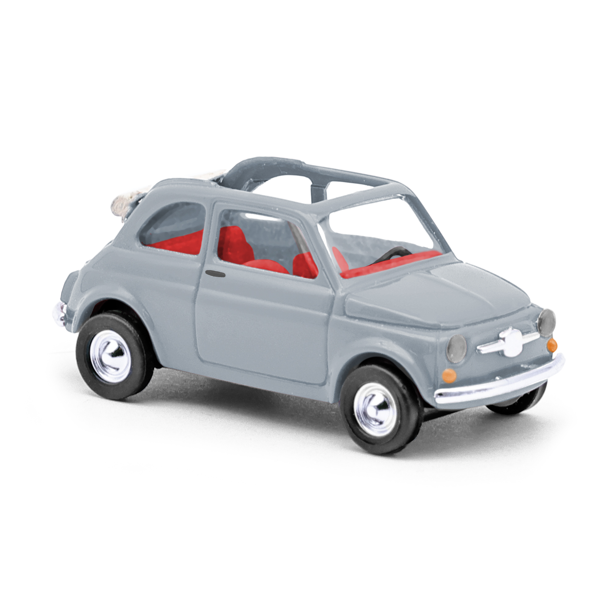 Busch 48780 - Fiat 500 Cabrio grau
