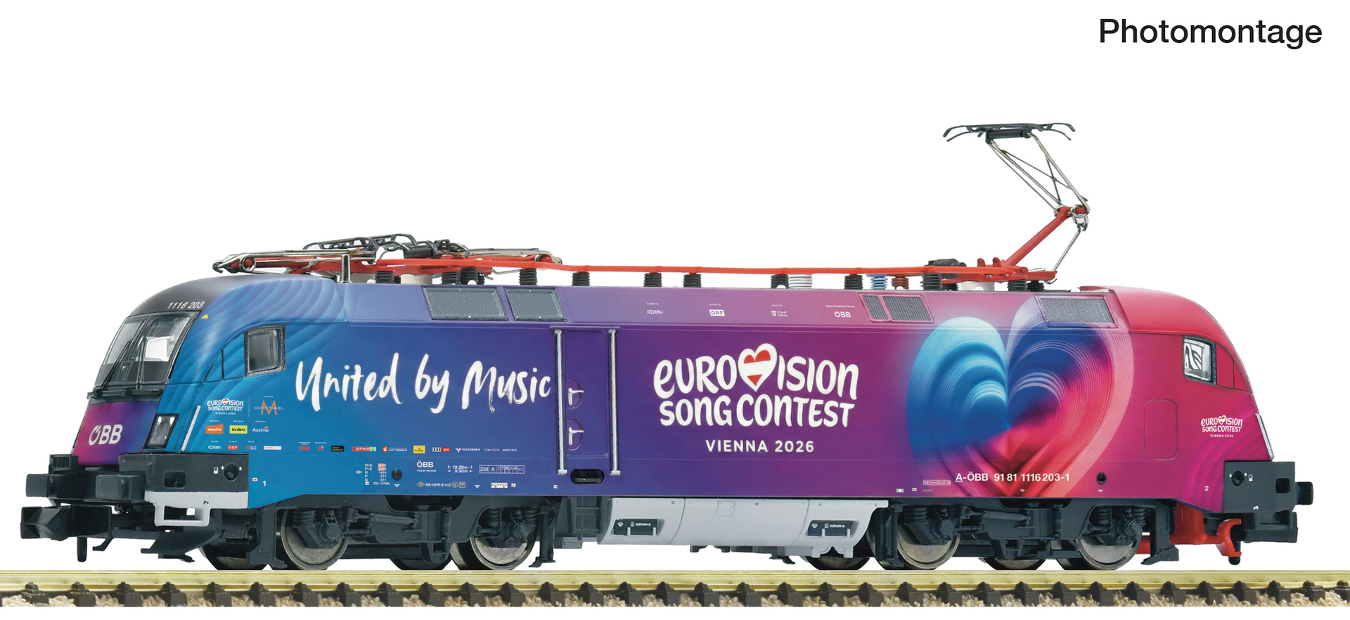 Fleischmann 7570095 - Elektrolokomotive 1116 203-1