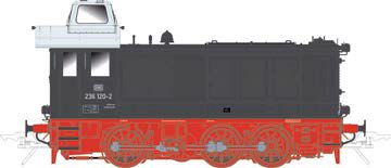 Lenz 40110-03 - Diesellok 236 120-2 mit Kanzel, DB