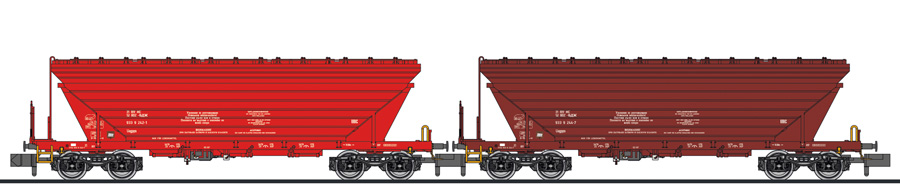 Liliput L260223 - 2-Tlg. Set, Getreidetransportwg.
