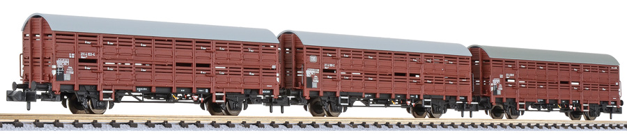 Liliput L260141 - 3-tlg. Set Verschlagwagen, Hbers