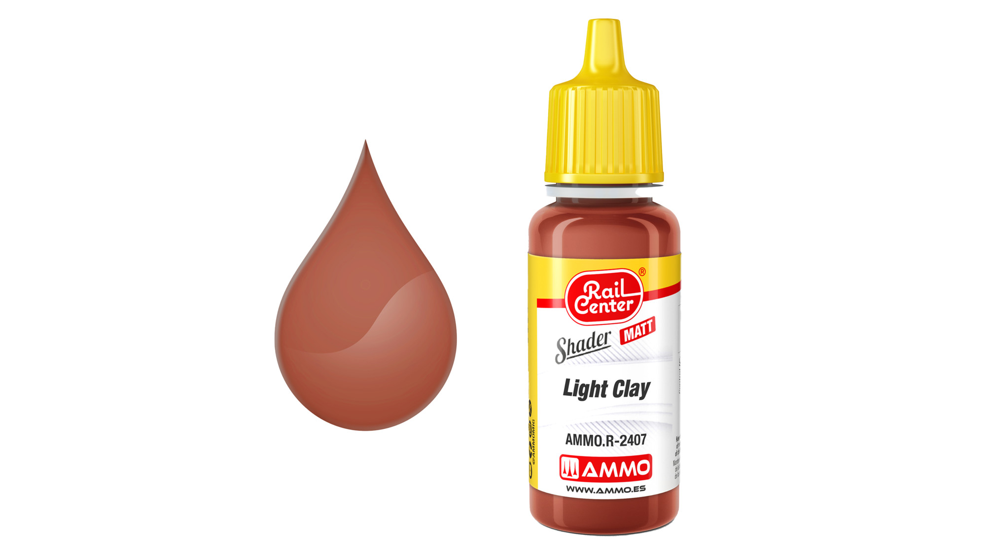 AMMO.R-2407 - Heller Ton, matt, Shader