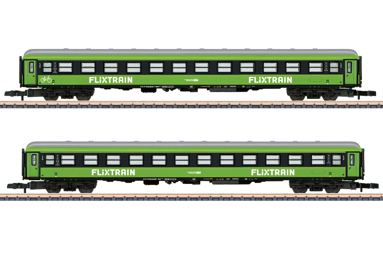 Märklin 87404 - Wagen-Set 2 Flixtrain