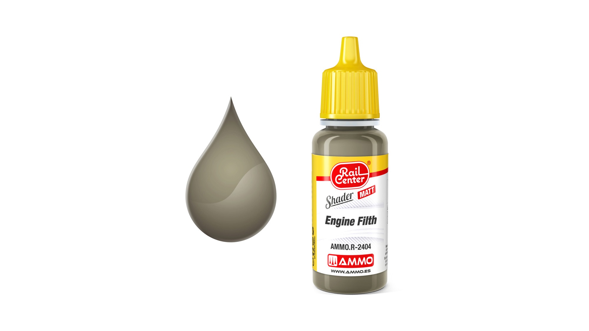 AMMO.R-2404 - Motorschmutz, matt, Shader
