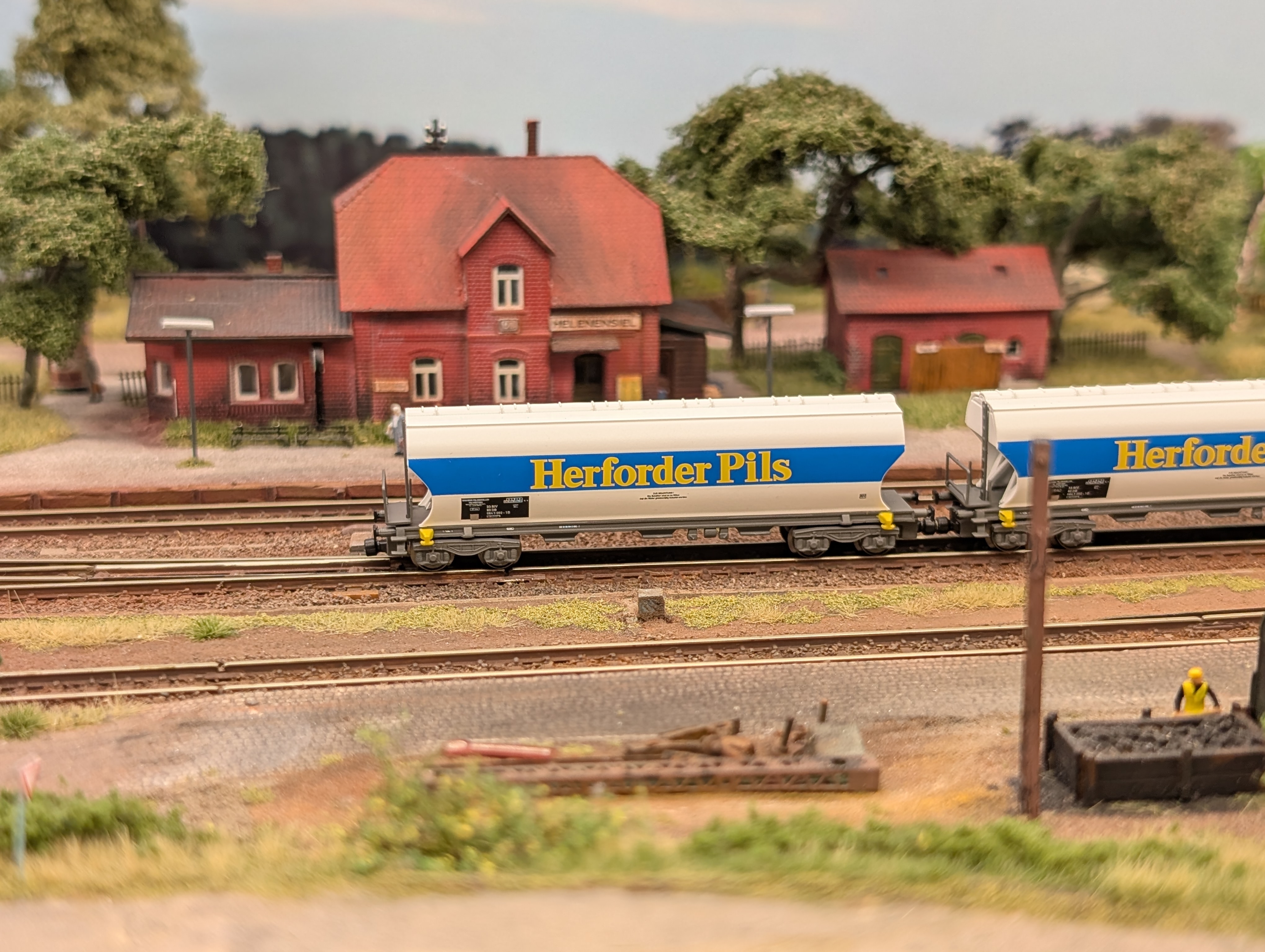AZAR models W01-HP - Hopper car - HERFORDER PILS l