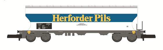 AZAR models W01-HP - Hopper car - HERFORDER PILS l