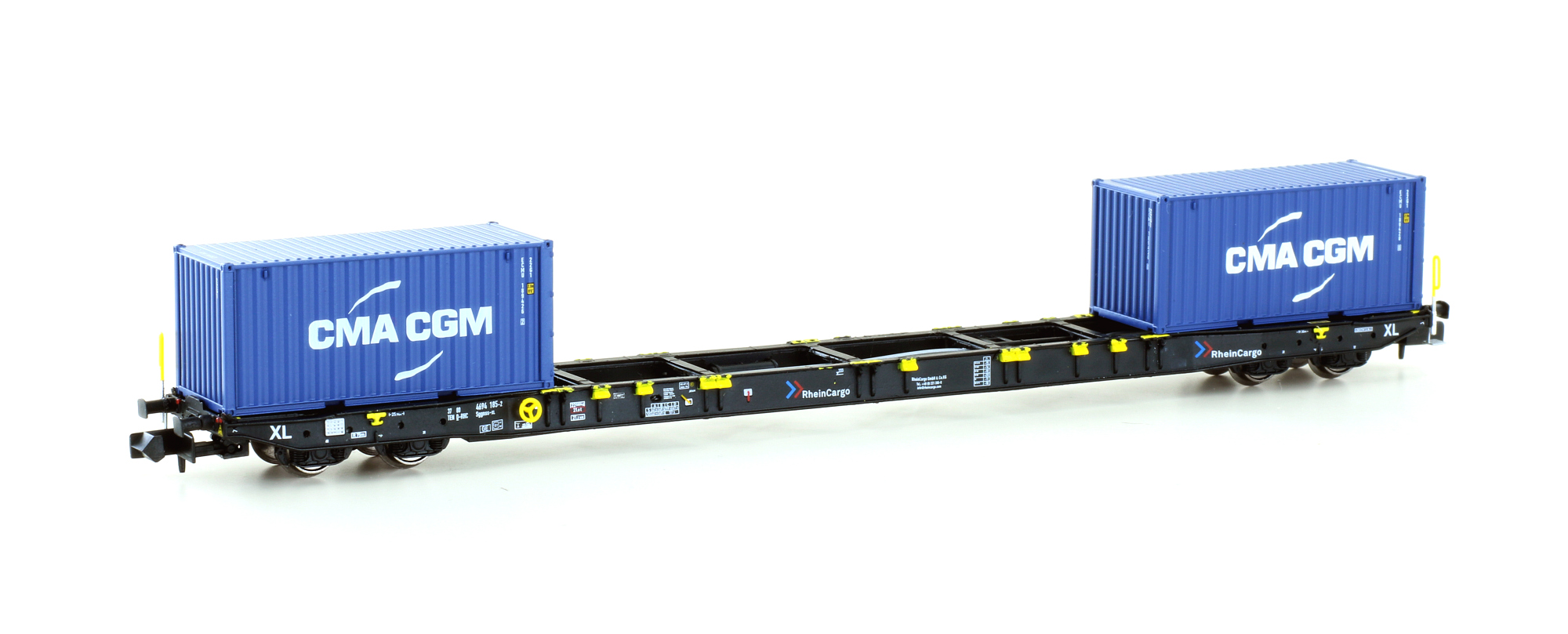 Hobbytrain H23106 - Containerwagen Sggnss'80 Rhein