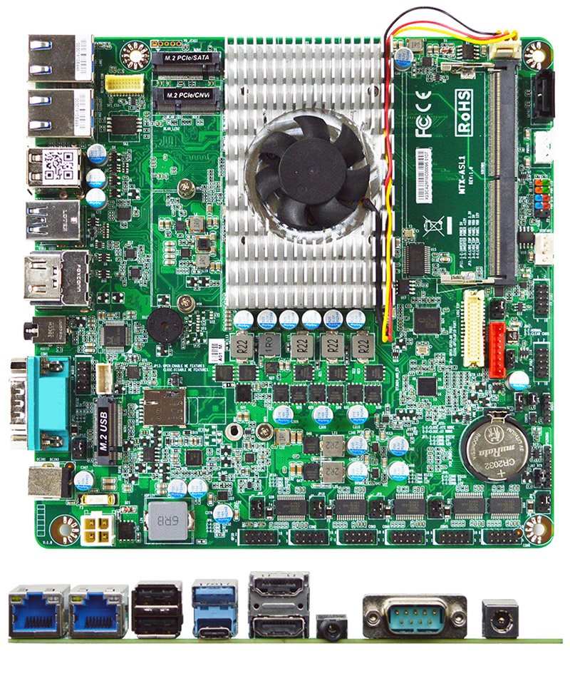 Jetway MTX-ASL1-74330010 Mini-ITX (Intel Atom Proz