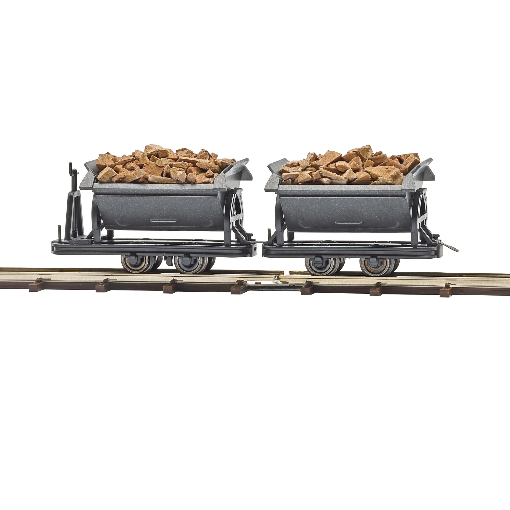 Busch 12263 - Kipploren mit Spaltholz H0