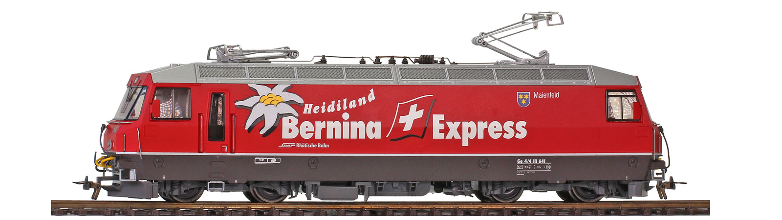 Bemo 1659111 - RhB Ge 4/4 III 641 „Heidiland Expre