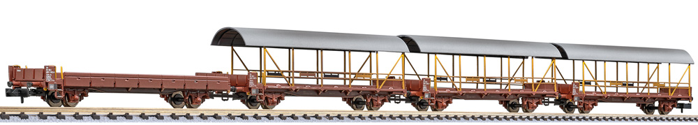 Liliput L260126 - 4-tlg. Set, Autotransportw., Lkl