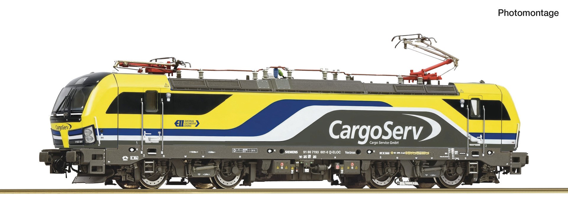 Roco 7500267 - E-Lok 7193 601 Cargoserv DC