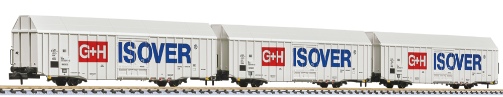Liliput L260159 - 3-tlg. Set, großräumiger Güterwa