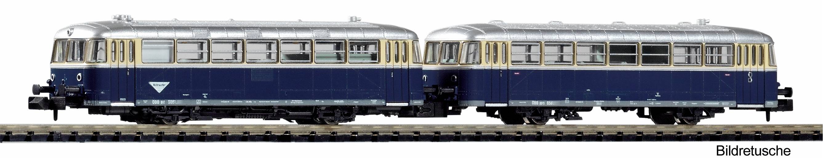 Piko 40256 - N-Schienenbus 5081 + Steuerwg. ÖBB IV