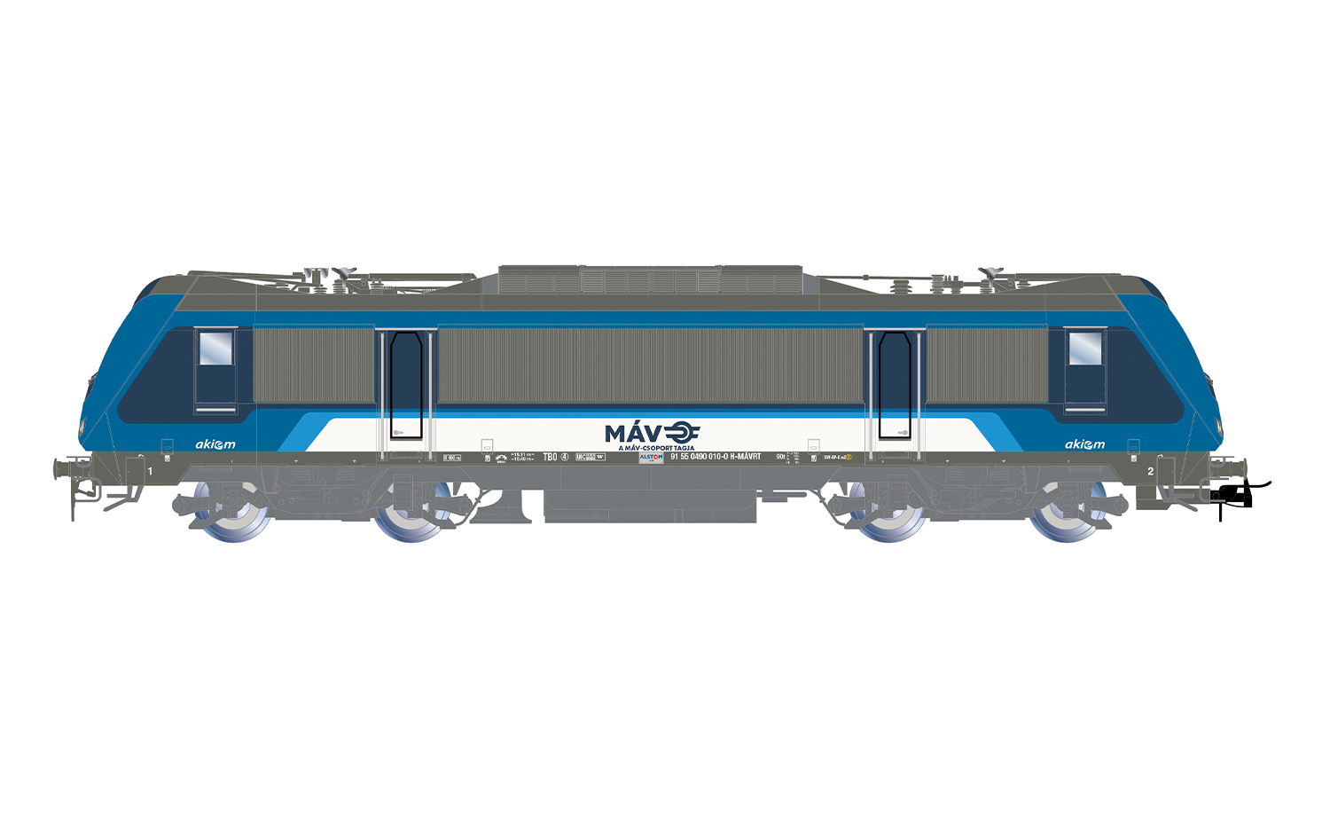 Rivarossi HR2995S - Akiem/MÁV-Elektrolokomotive 49