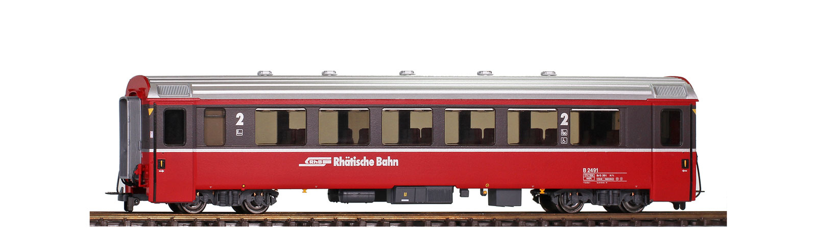 Bemo 3544101 - RhB B 2491 Einheitswagen IV "Bernin