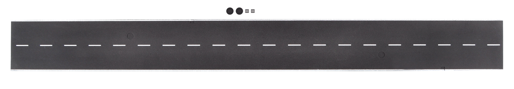 Vollmer 48260 - H0 Straßenplatte Asphalt, 3