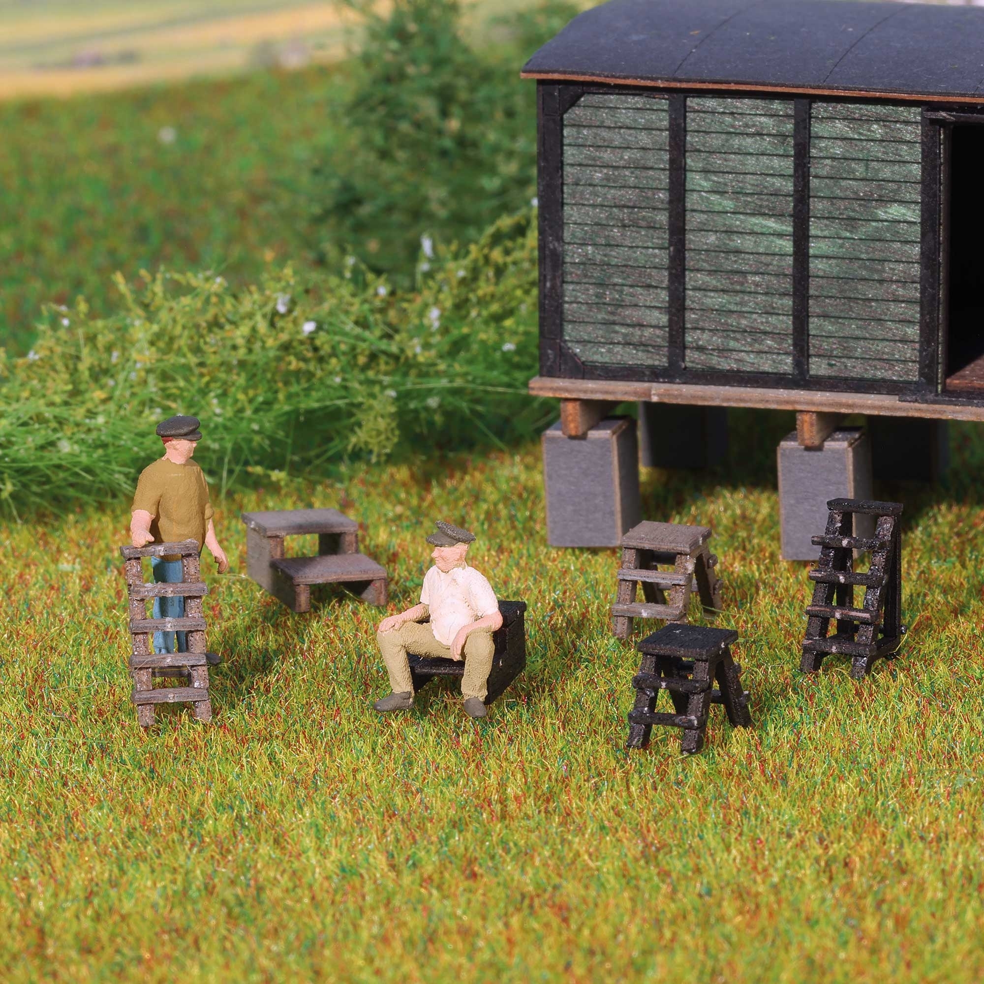 Busch 1859 - Aufstiege und Leitern H0