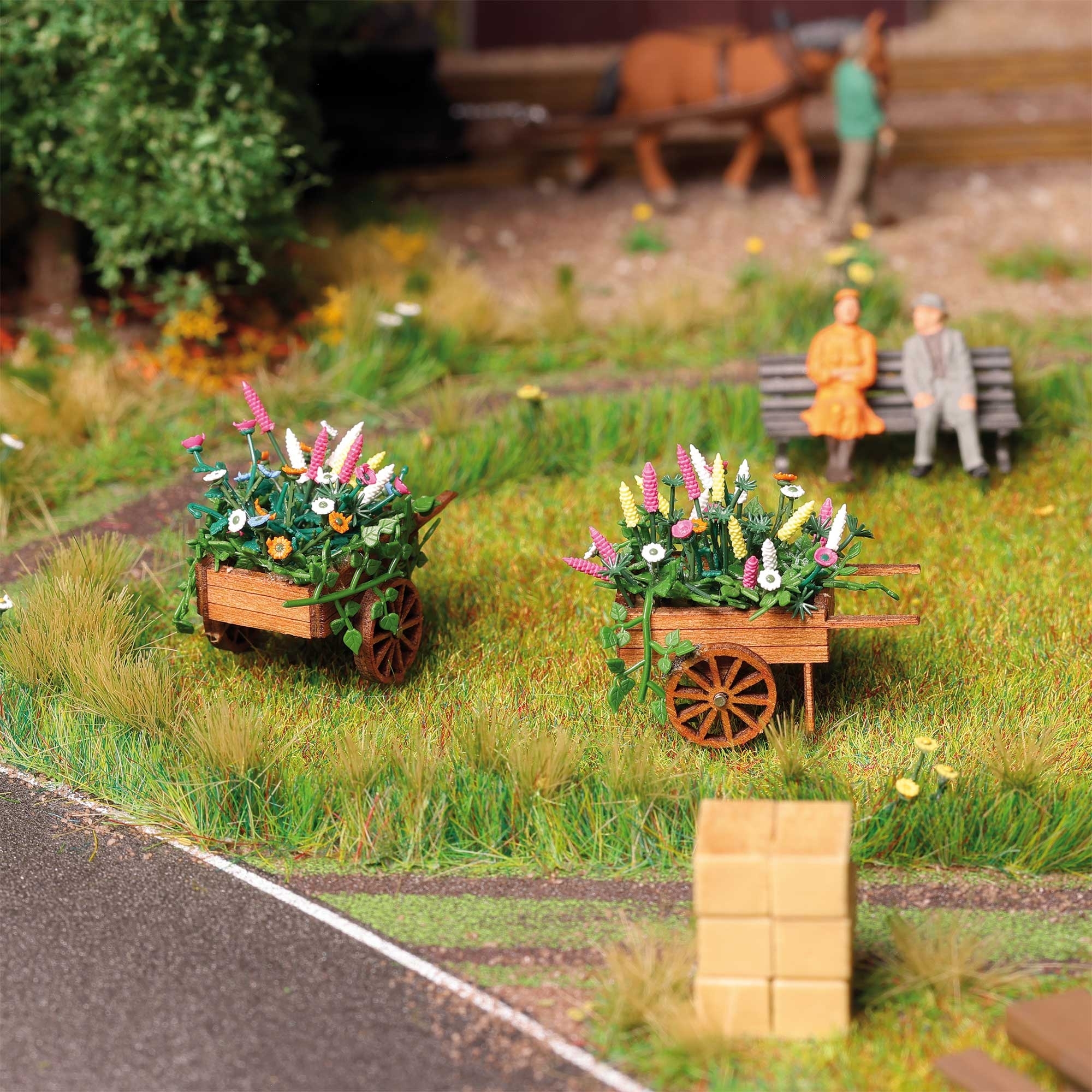 Busch 1279 - Blumenwagen H0