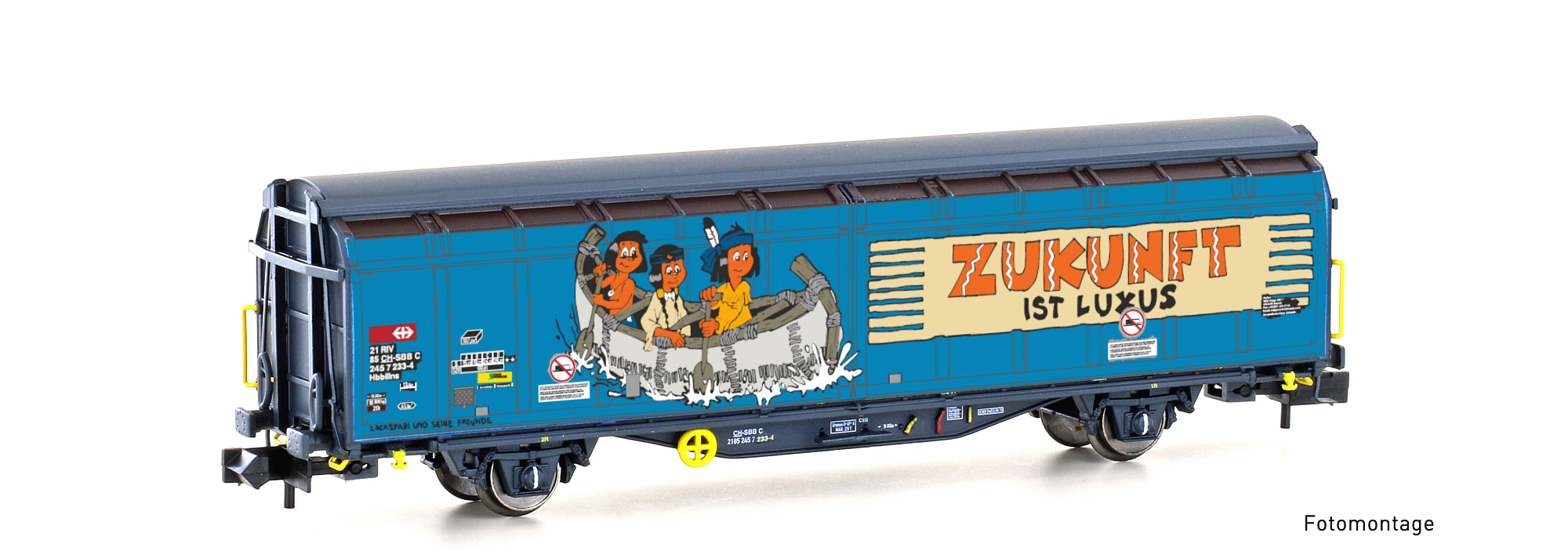 Hobbytrain H24670 - Schiebewandwagen Hbbillns SBB,