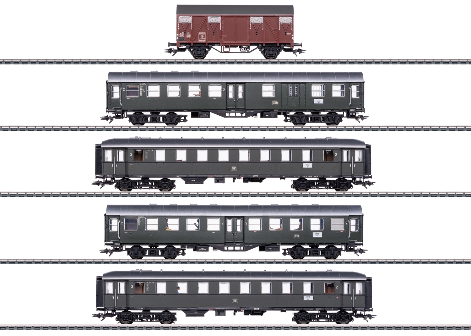Märklin 41329 - Wagen-Set zu BR 66 DB