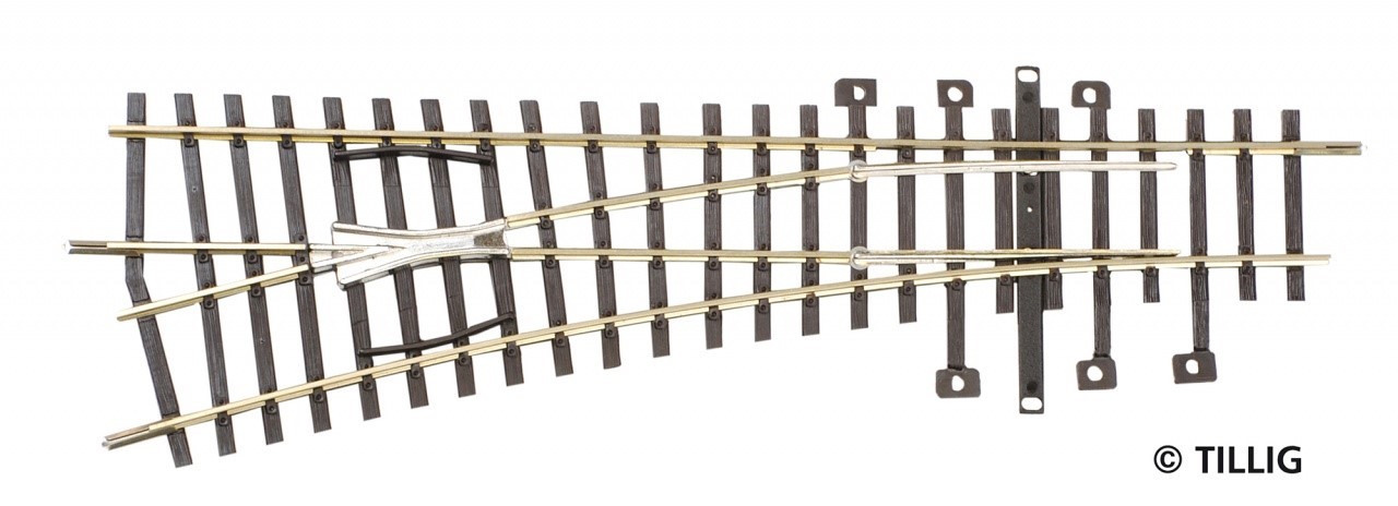 Tillig 82322 - Weiche links, Länge 185 mm