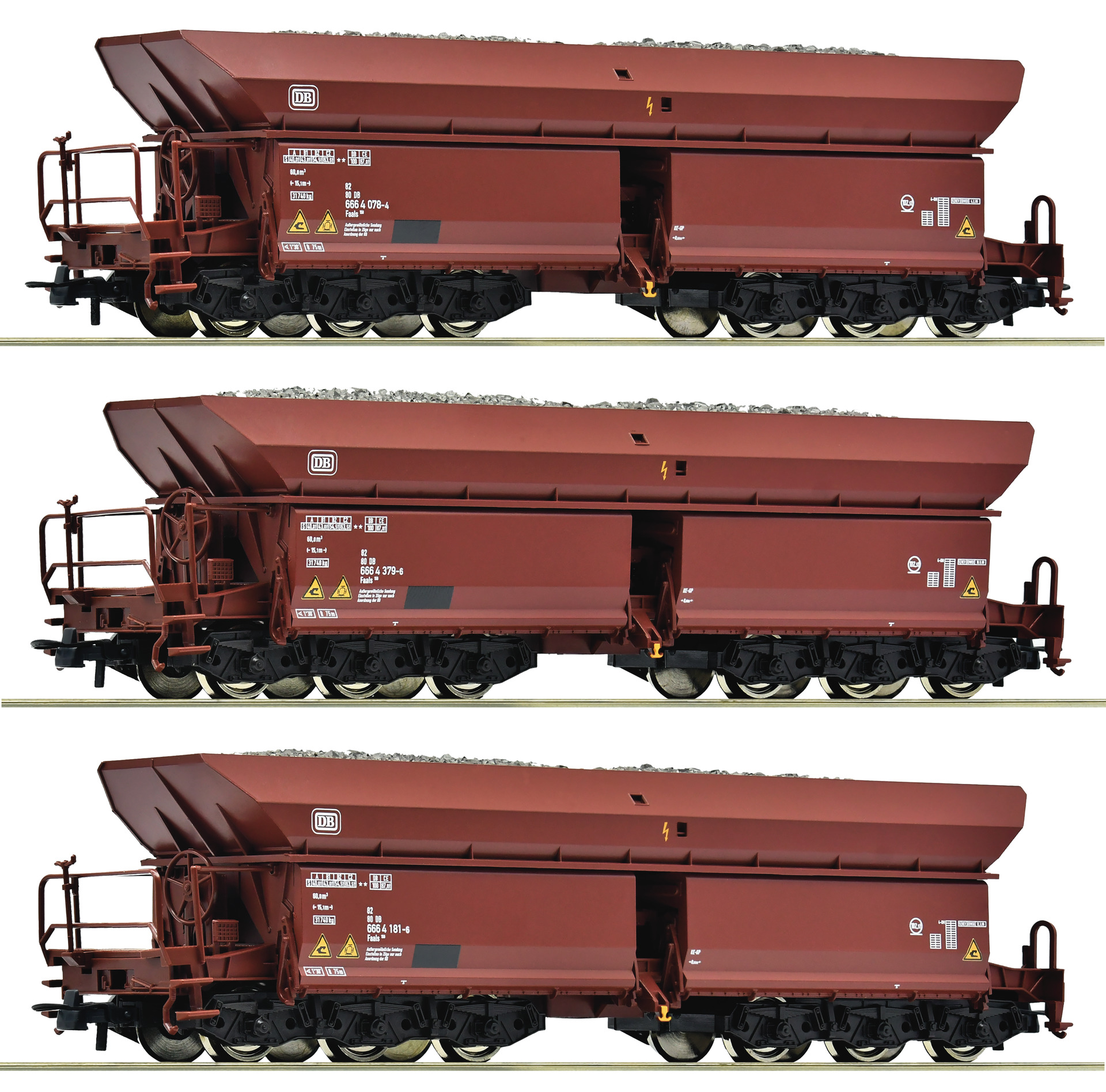 Roco 77030 - 3er Set Erzwagen DB #1