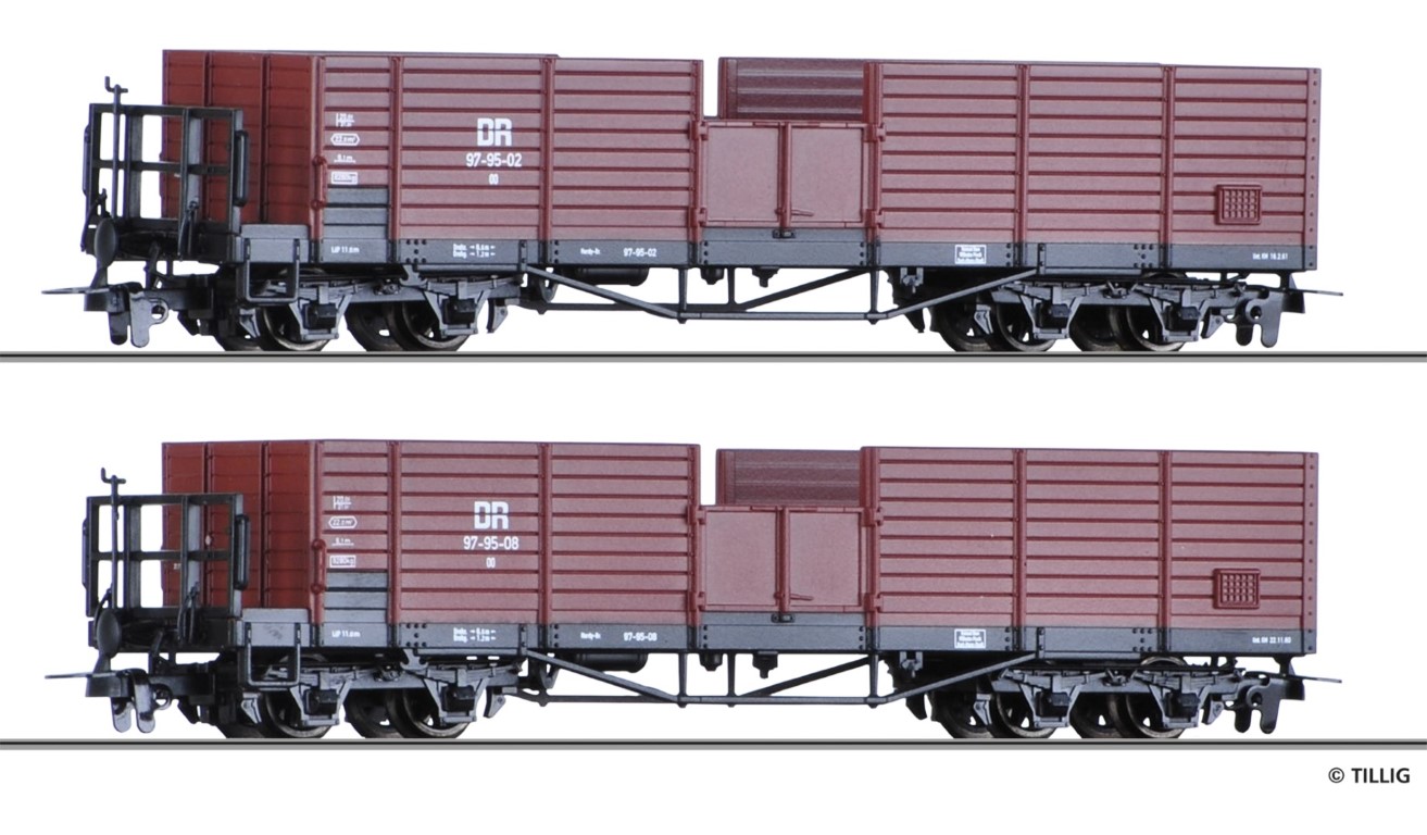 Tillig 05924 - Güterwagenset der DR