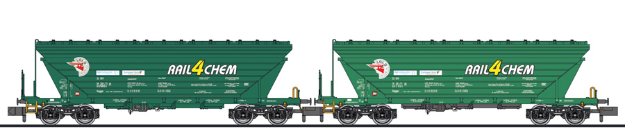 Liliput L260222 - 2-Tlg. Set, Getreidetransportw.,