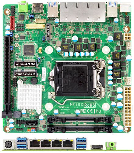 Jetway NF892 H110 (Intel H110 Skylake)