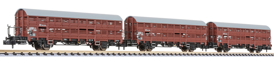 Liliput L260134 - 3-tlg. Set, Verschlagwagen m. Br