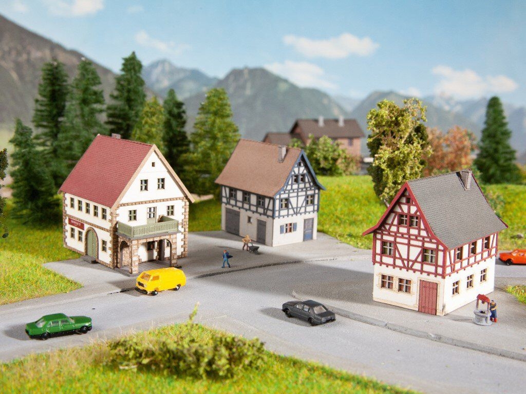 NOCH 44310 - Dorf-Set, 3-teilig