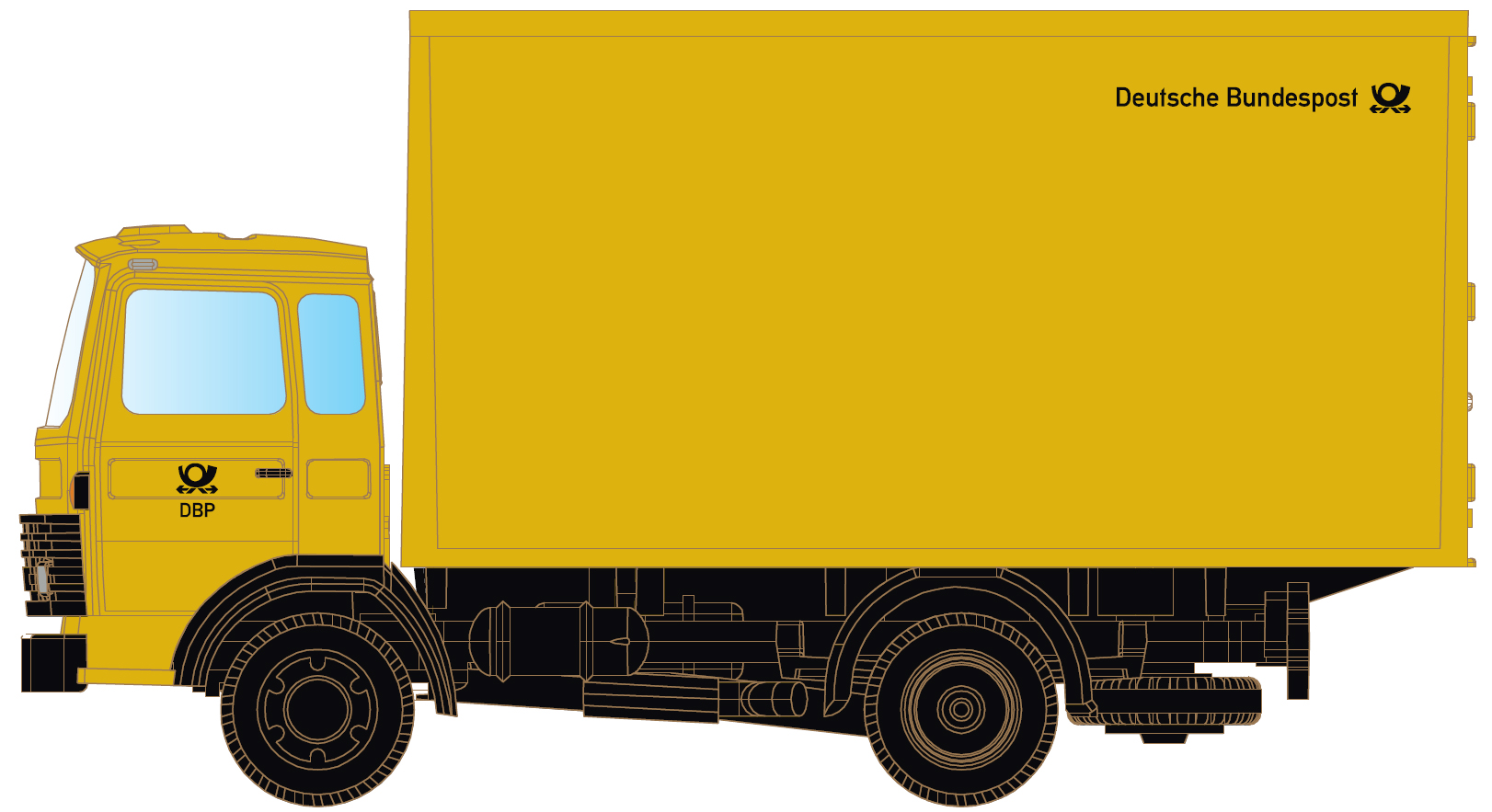 MINIS LC4809 - Magirus MK 130M8 mit Koffer - Feuer