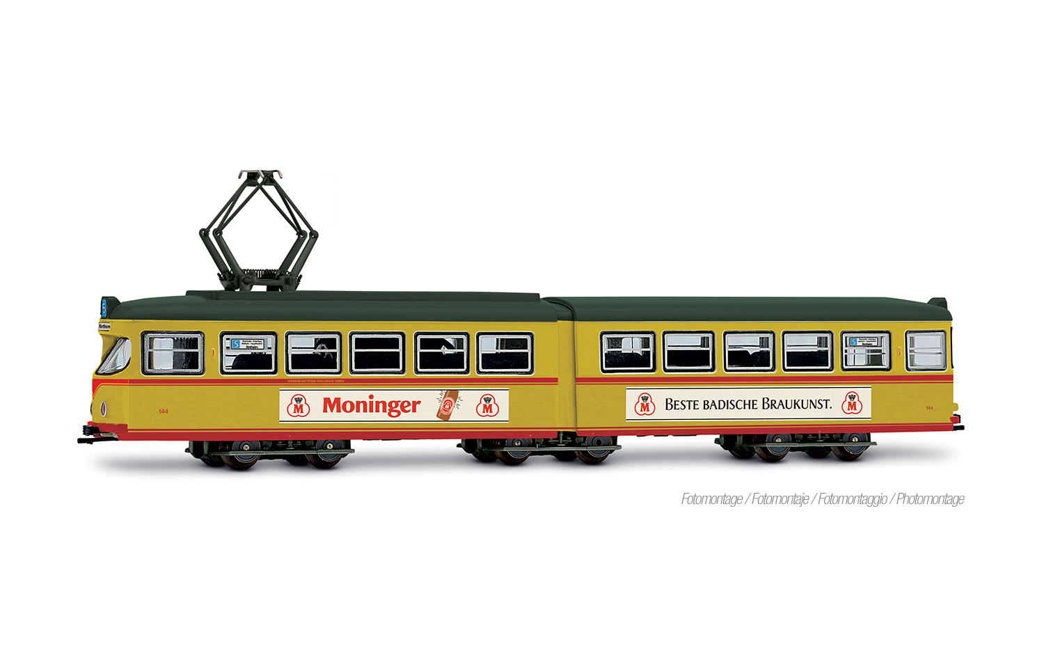 Arnold HN2615 - Tram Duewag GT6, zwei Frontlichter