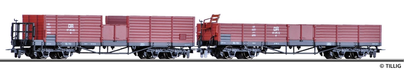 Tillig 05921 - Güterwagenset der DR