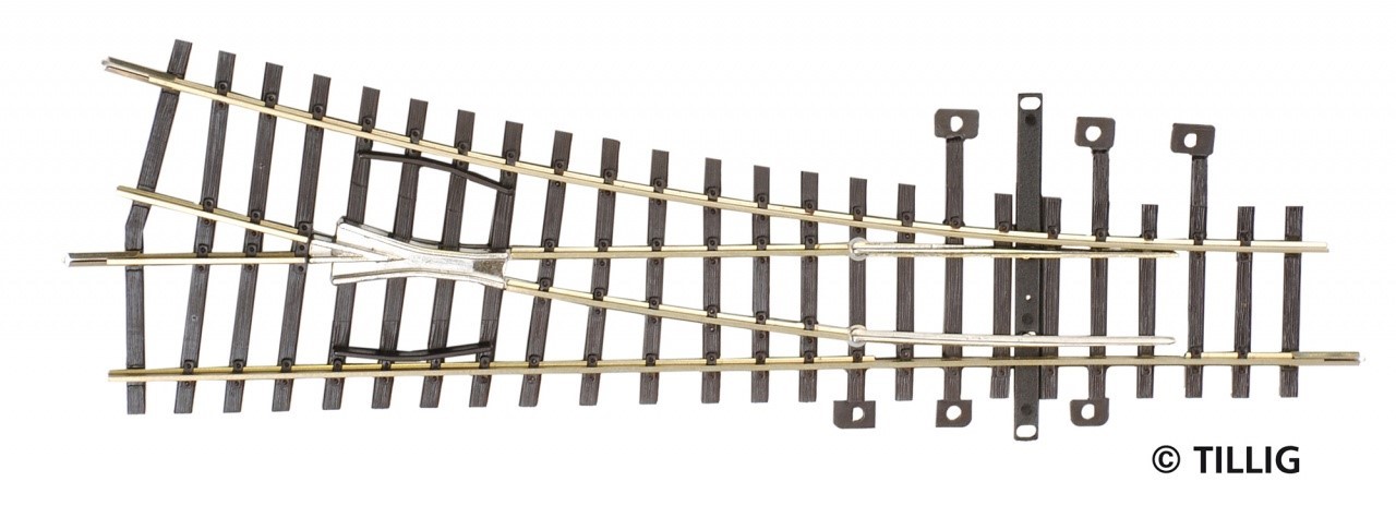 Tillig 82321 - Weiche rechts, Länge 185 mm
