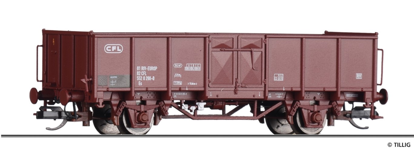 Tillig 14083 - Offener Güterwagen der CFL