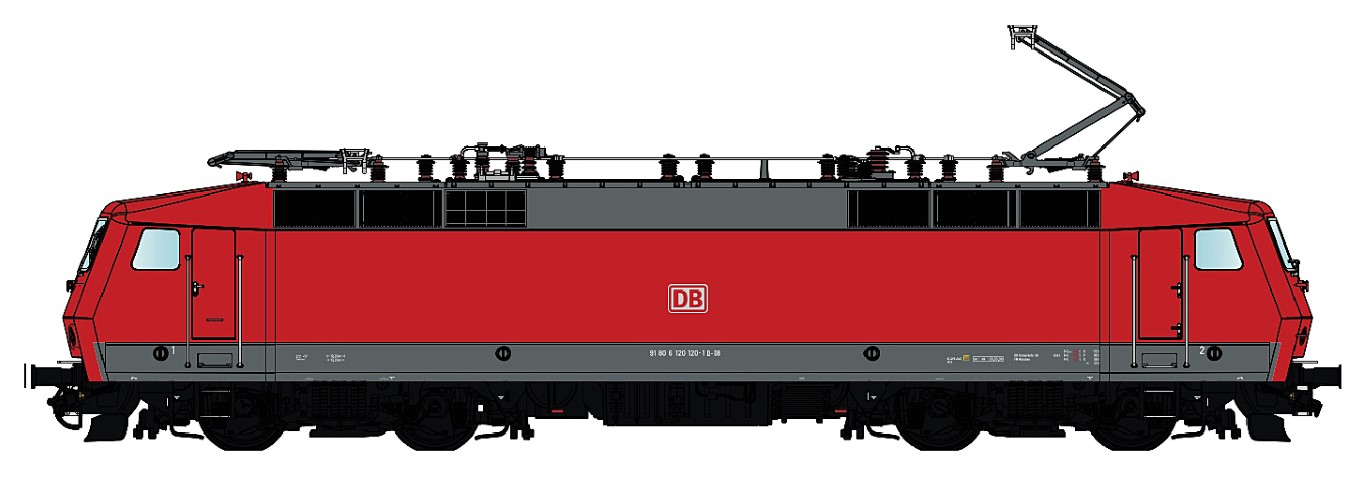 LS Models LS16588ACS - E-Lok BR 120.2 DB Regio, Ep