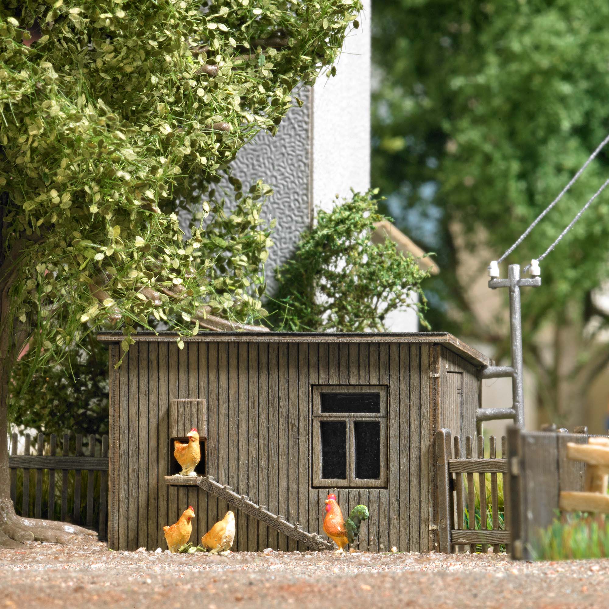 Busch 1844 - Hühnerstall H0