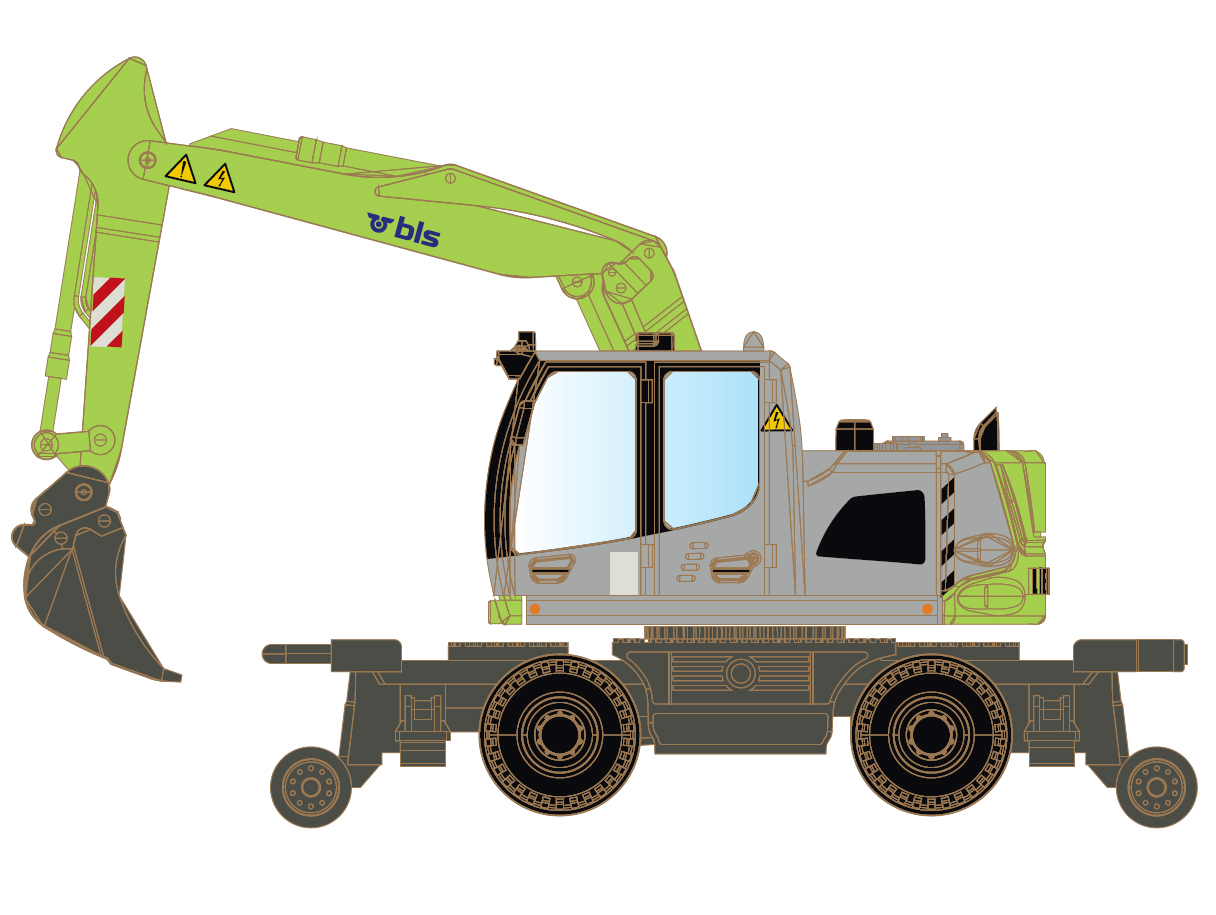 MINIS LC4269 - Zweiwege-Bagger Liebherr A922 Rail