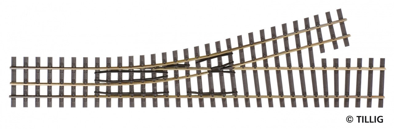 Tillig 85182 - Abzweig links, Länge 228 mm