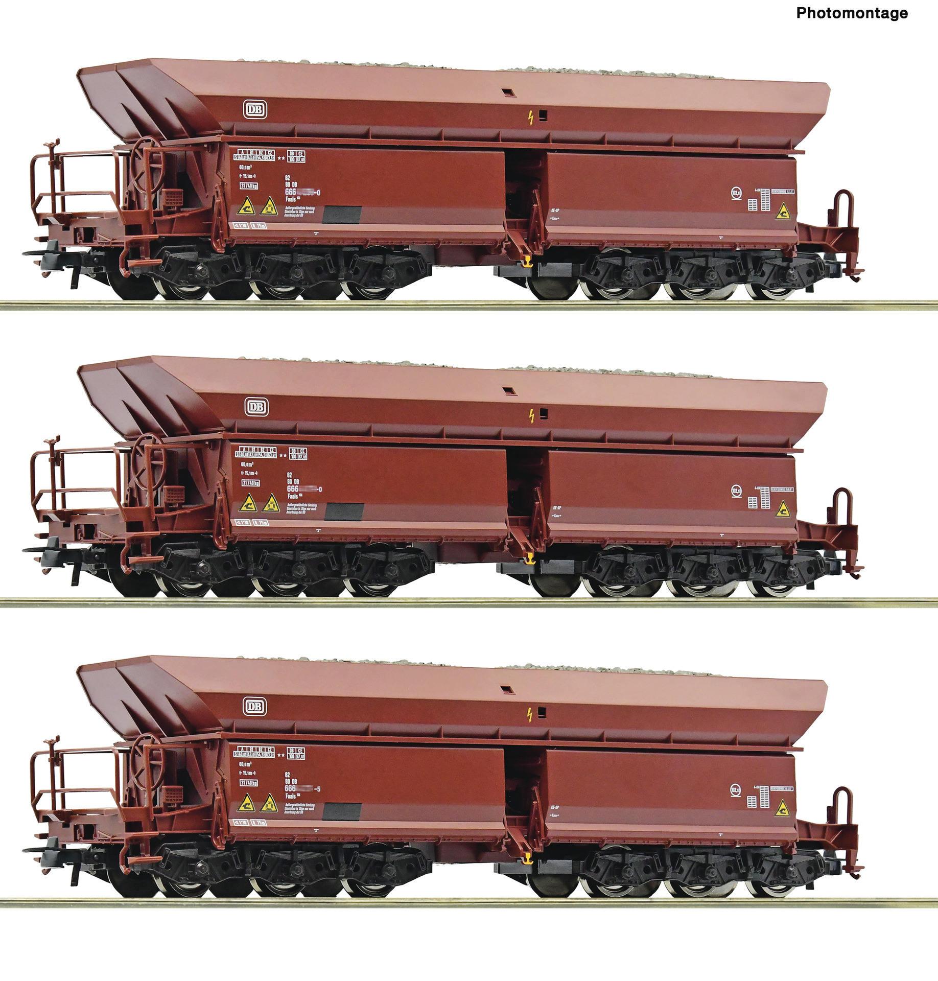 Roco 77031 - 3er Set Erzwagen DB #2