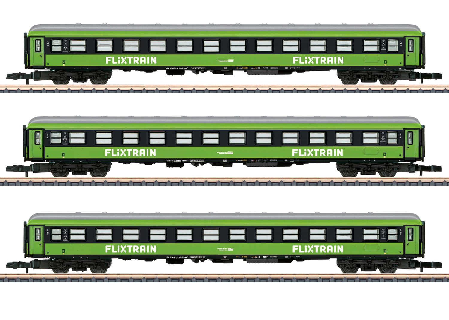 Märklin 87403 - Wagen-Set 1 Flixtrain