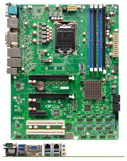 Jetway AF791-C246 ATX (Intel Xeon E, LGA1151, 2x L