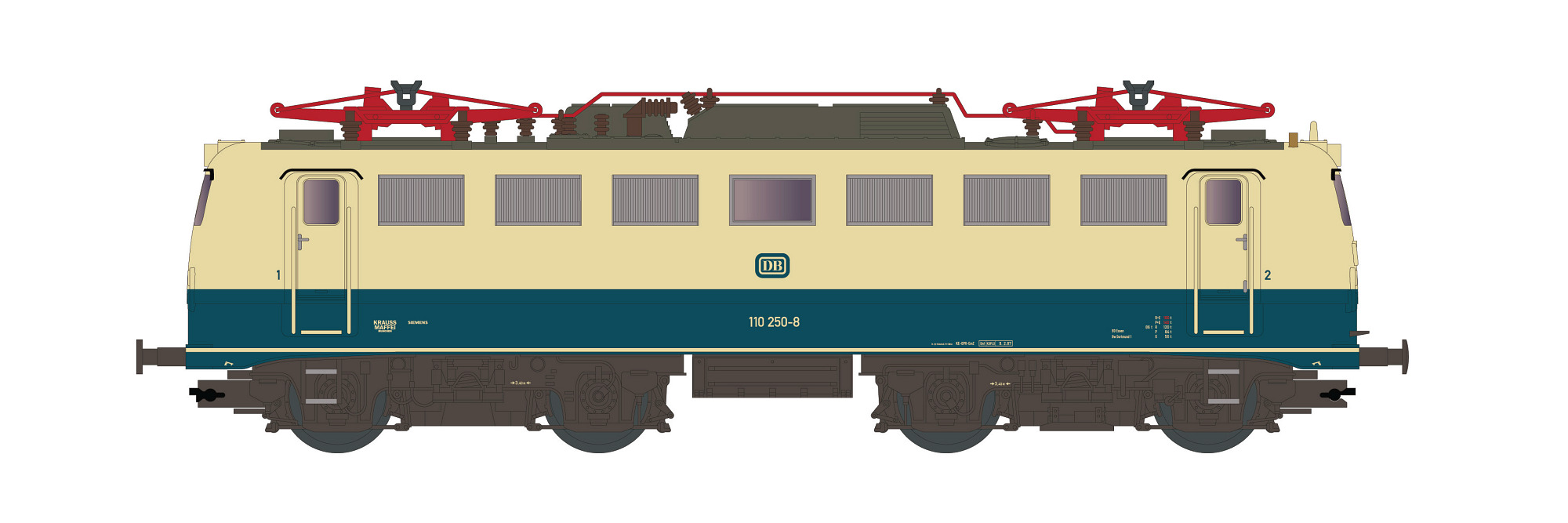 Hobbytrain H28141 - E-Lok BR 110 DB, Ep.IV-V