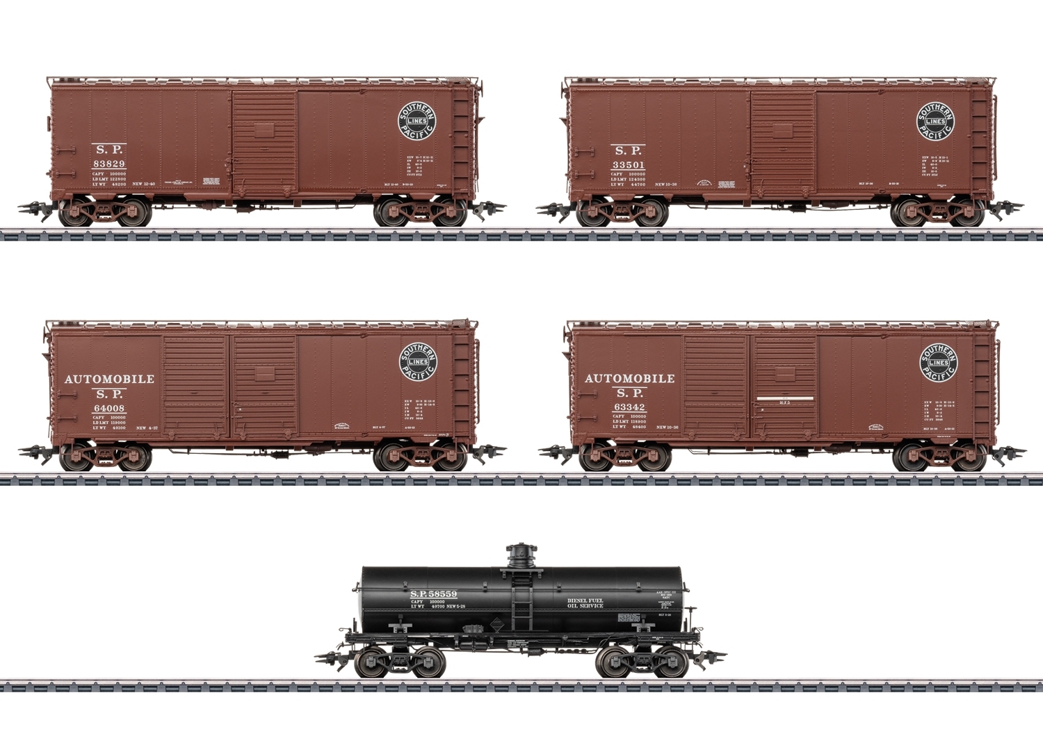Märklin 45667 - US-Güterwagenset SP